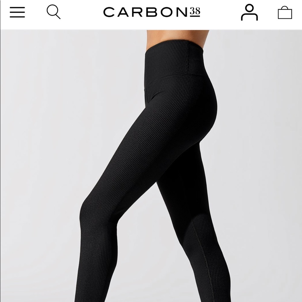 Carbon38 Ribbed Leggings